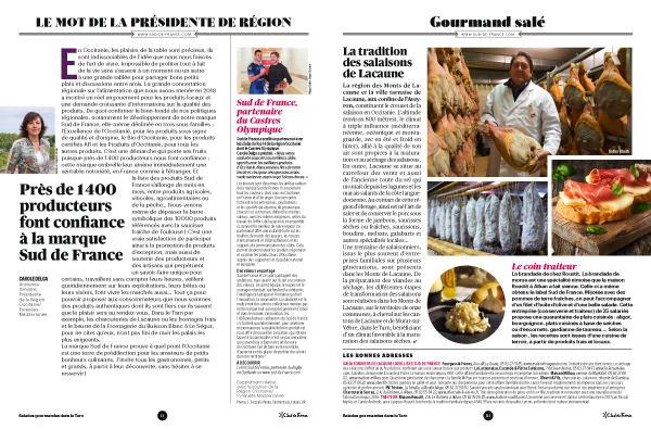 Balades gourmandes dans le Tarn, Le Journal d'Ici, Conseil régional Occitanie/Midi-Pyrénées